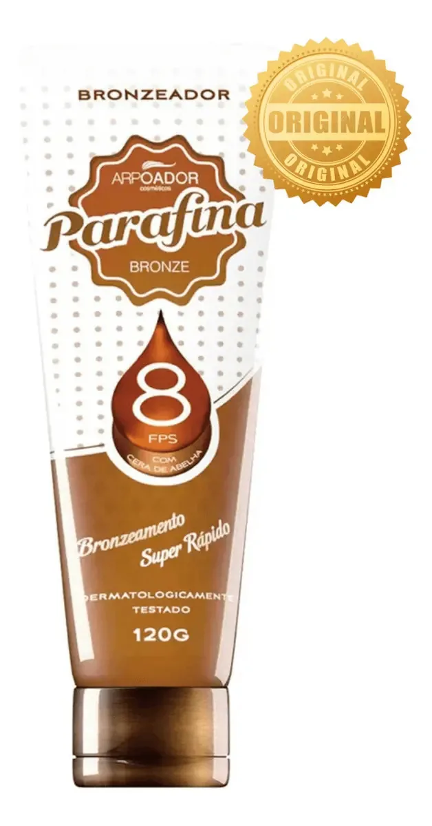 Bronzeador Parafina Bronze Cera Abelha Fps 8 Efeito Dourado