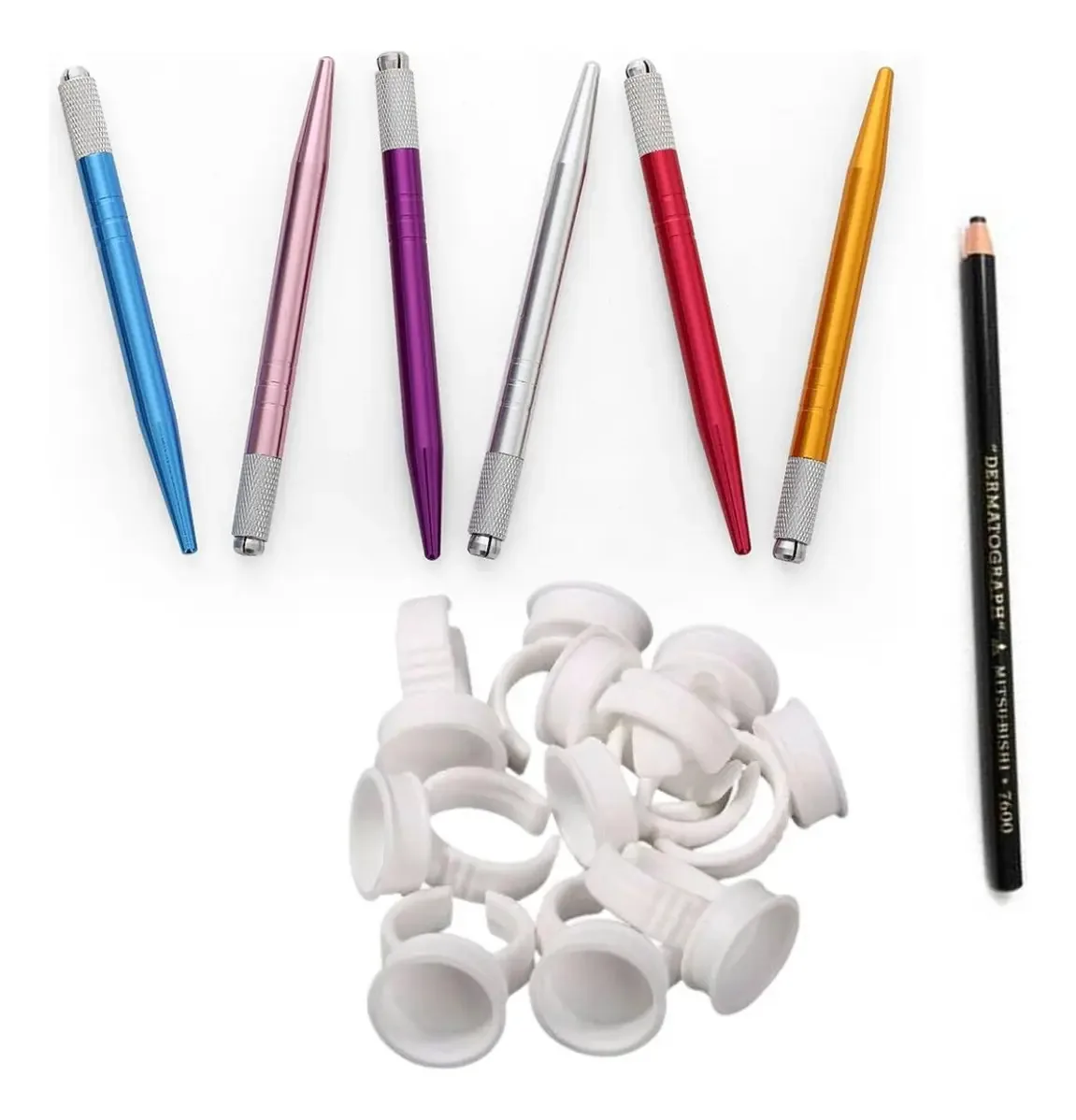 Kit Tebori para Micropigmentação com Lápis e Batoques