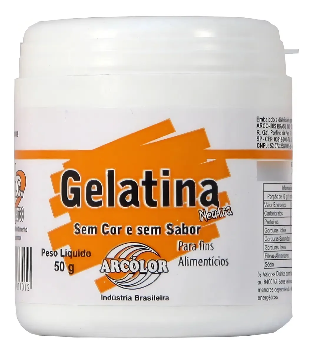 Gelatina Arcolor Neutra 50g