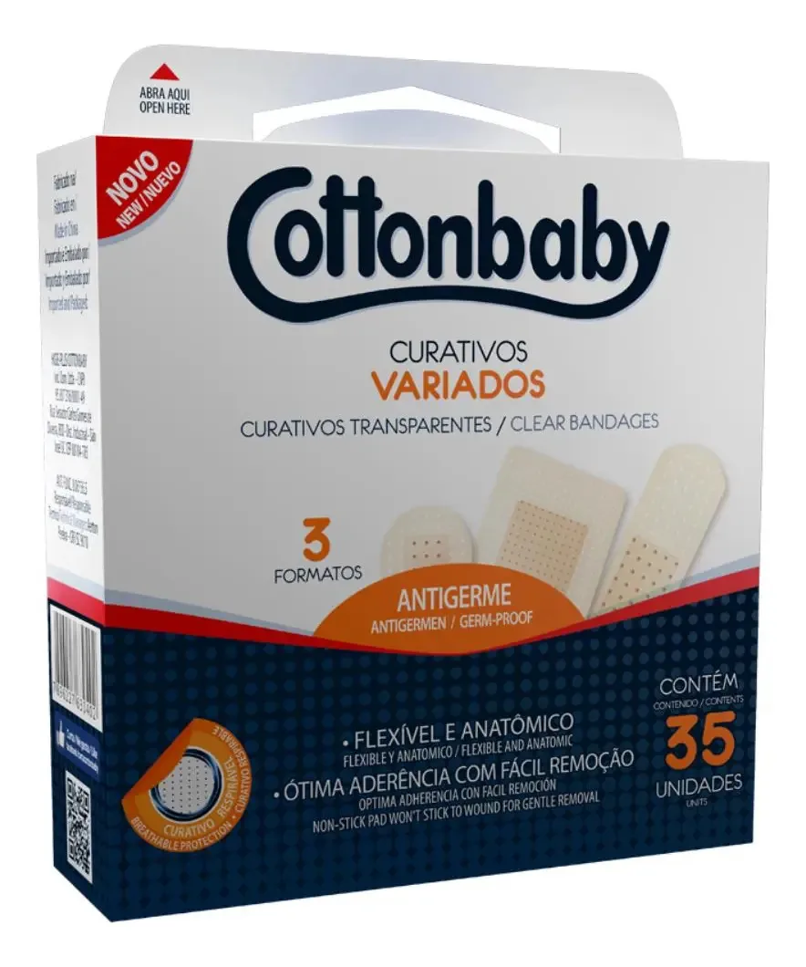 Curativo Cottonbaby C 35 Trasnp Variados