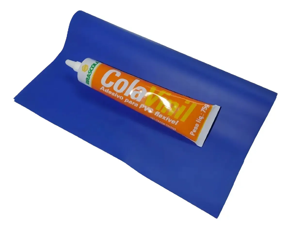 Remendo Para Reparos Em Piscinas Vinil 1,50m X 50cm + 2 Cola
