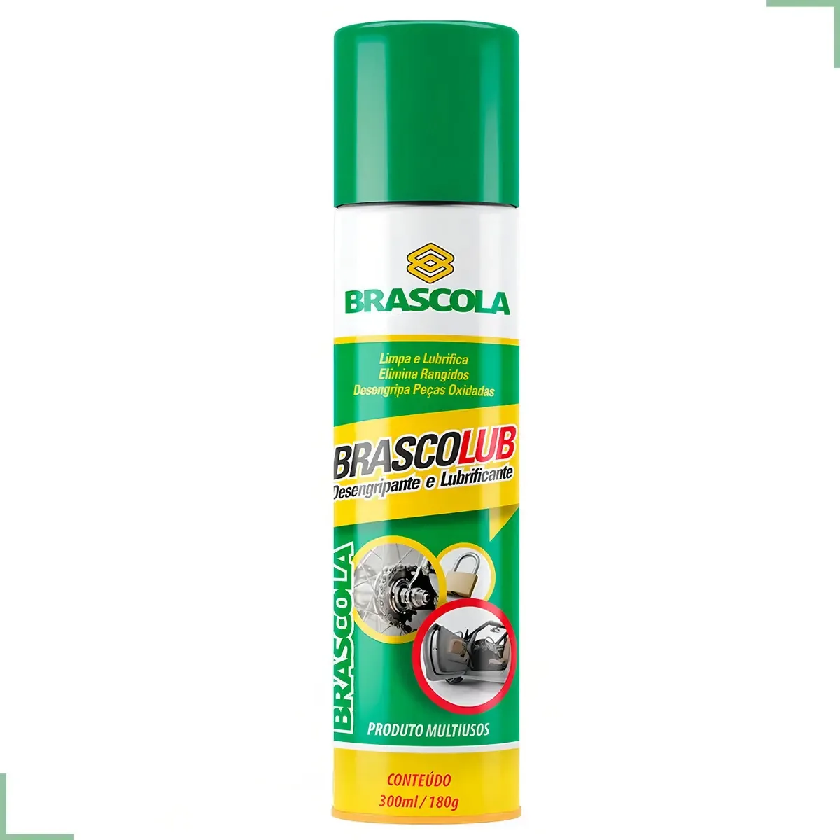 Lubrificante Desengripante Brascolub 300ml Ante Ferrugem