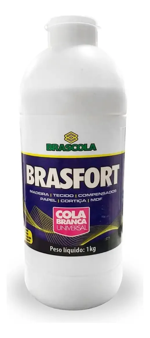 Cola Líquida Brasfort Cola Branca Universal 1 Kg