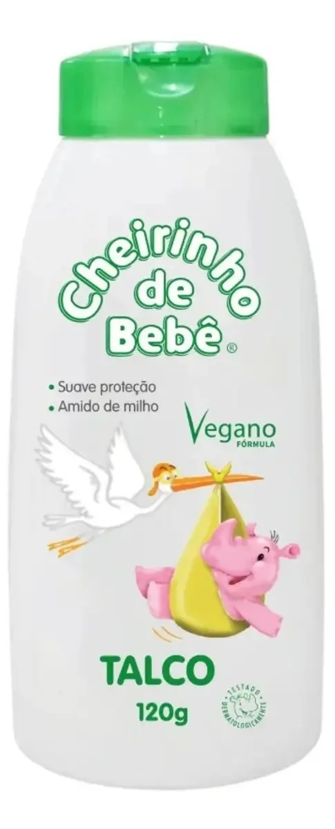 Talco Cheirinho De Bebê 120g Kanitz