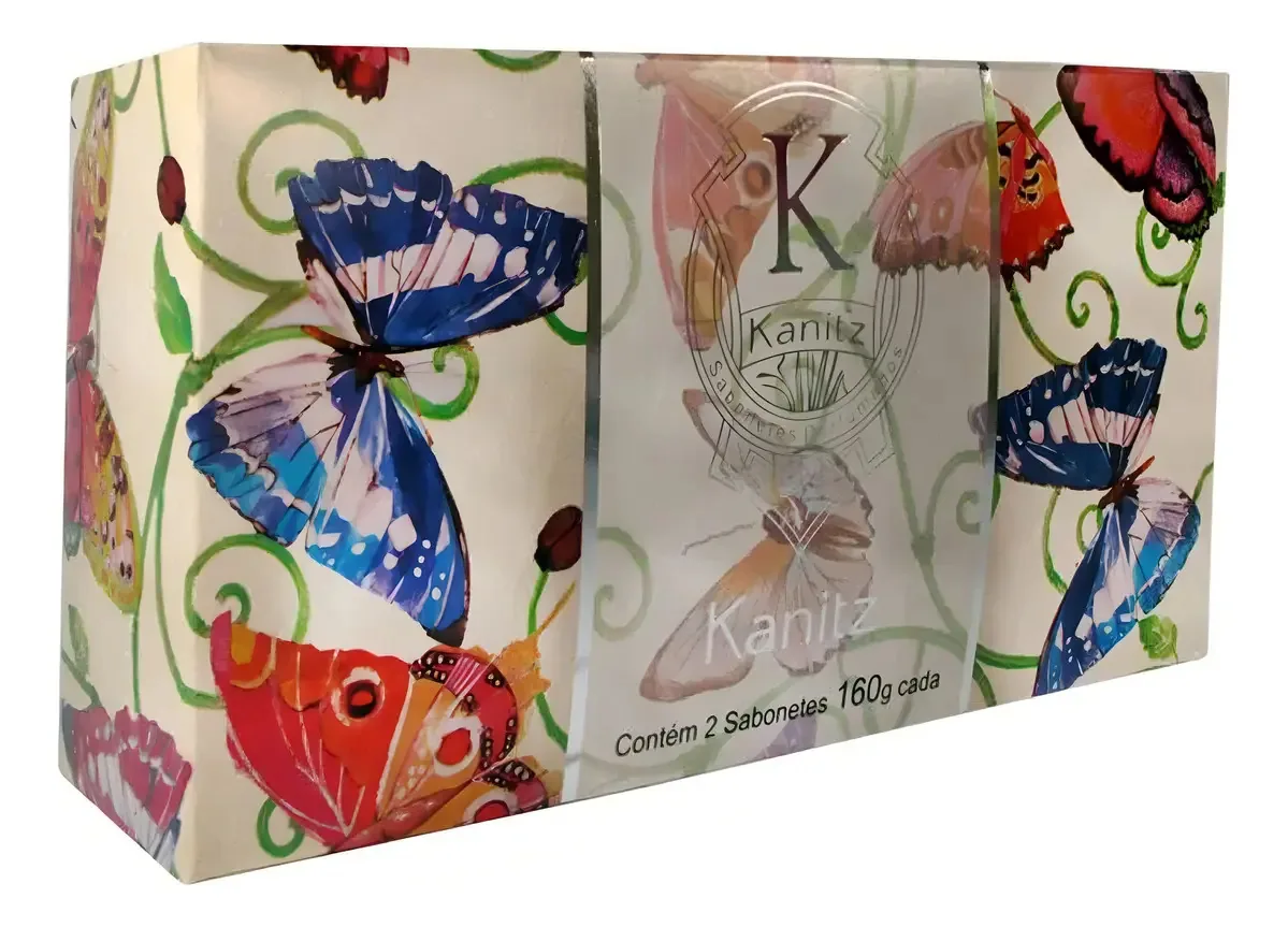 Kanitz Est Sab Butterfly Soap 2x160g 2095