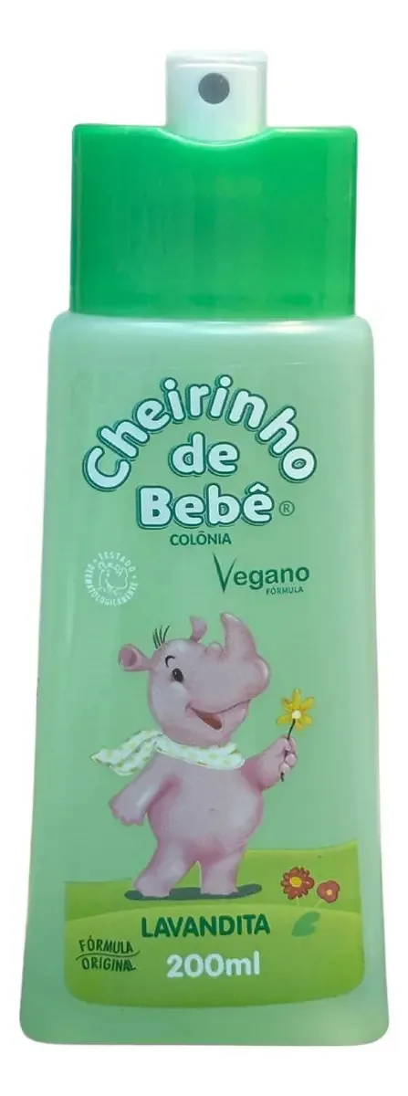 Colônia Cheirinho De Bebê Verde 200ml