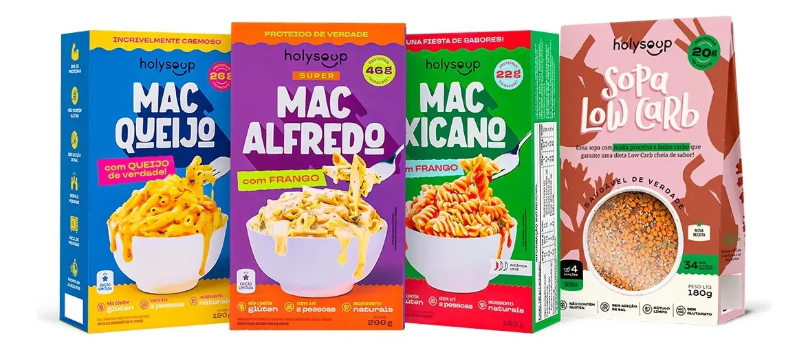 Kit Holymac E 1 Sopa Low Carb - Holysoup