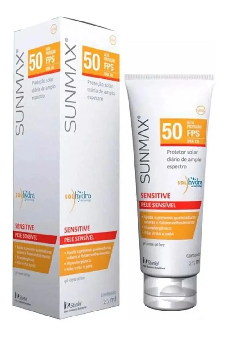Protetor Solar Sunmax Sensitive Family Fps50 25ml