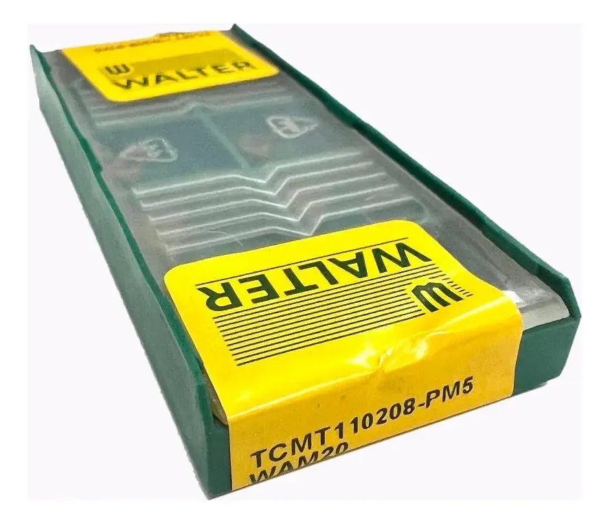 Inserto Walter TCMT110208PM5WAM20 Pastilhas 10 Pçs Metal Duro Usinagem