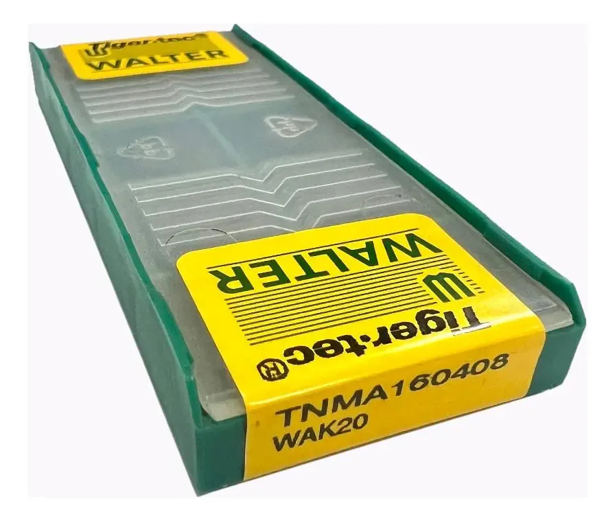 Inserto Walter TNMA160408WAK20 10 Peças Metal Duro Usinagem Precisão