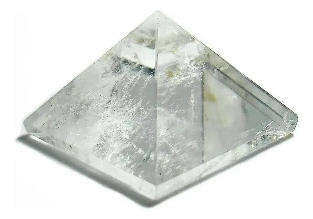Pirâmide De Cristal - Quartzo Branco - Energizador