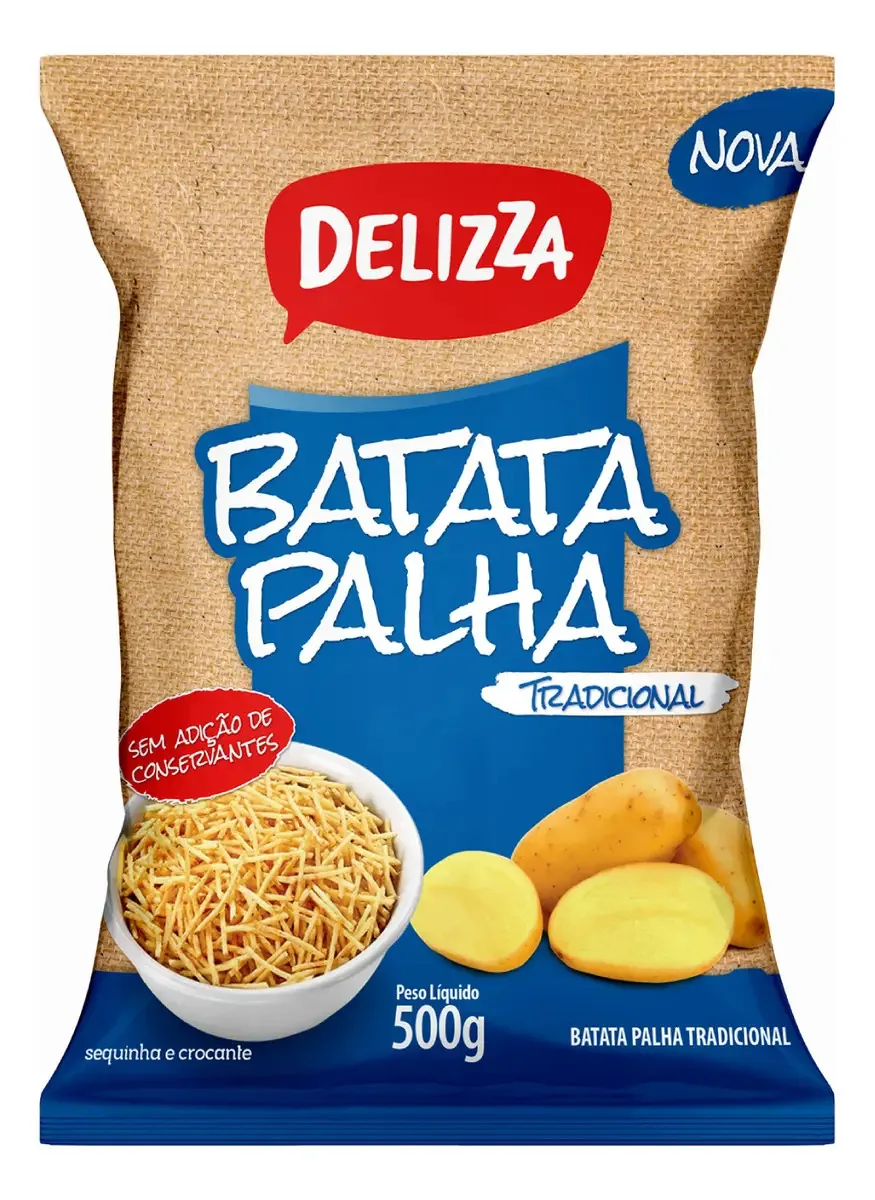 Batata Palha Delizza Tradicional 500g