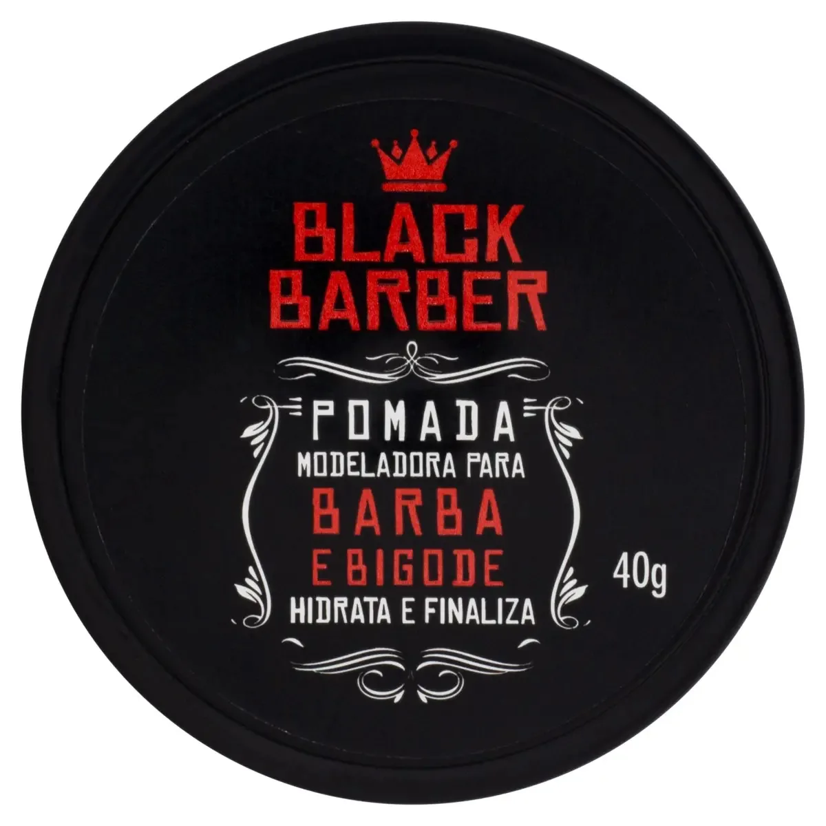 Pomada Modeladora Barba E Bigode Muriel Black Barber Pote 40g