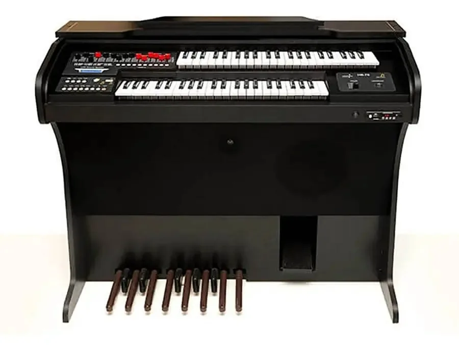 Orgao Eletronico Harmonia Hs75 Preto Fosco