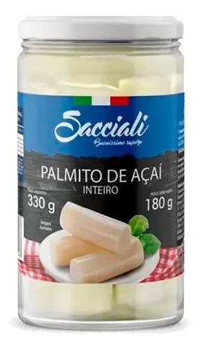 Palmito Sacciali 180g Acai