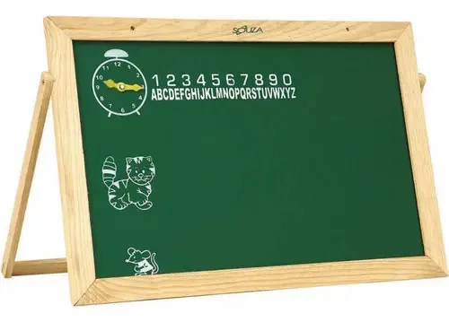 Lousa Souza Com Alfabeto E Relogio 40x30