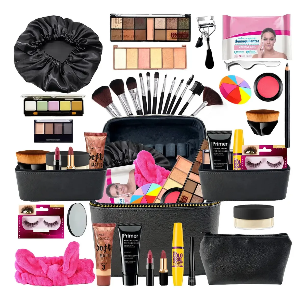 Maleta De Maquiagem Completa Para Surpreender - Pele Negra