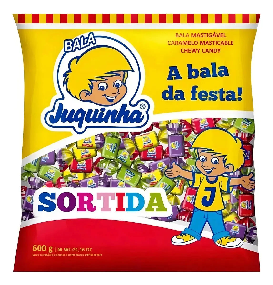 Bala Florestal Juquinha Sortida 600g