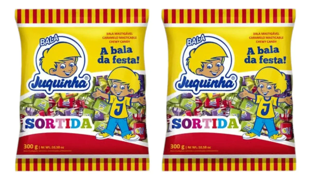 Caramelo Juquinha Bala Mastigável multisabor