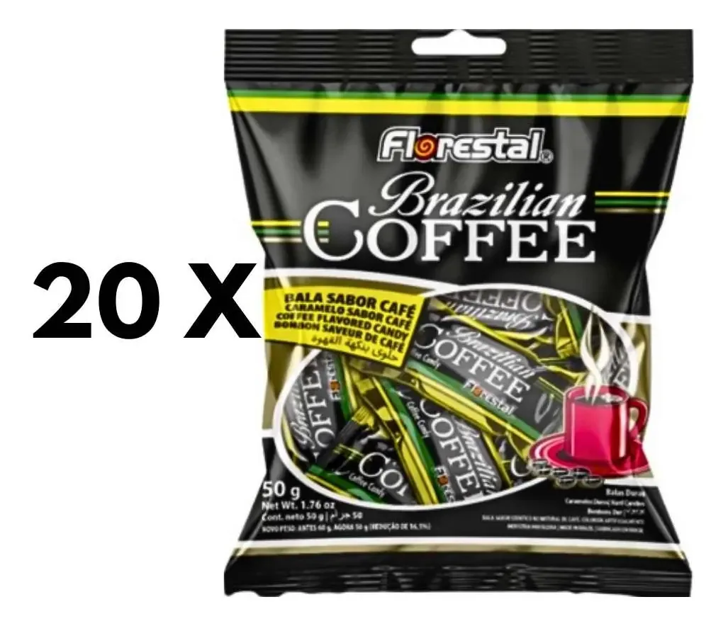 Bala Florestal Coffee Brazilian 50g