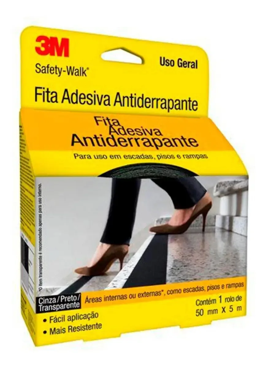 Fita Antiderrapante 3m Preta 50x5m H0001912452