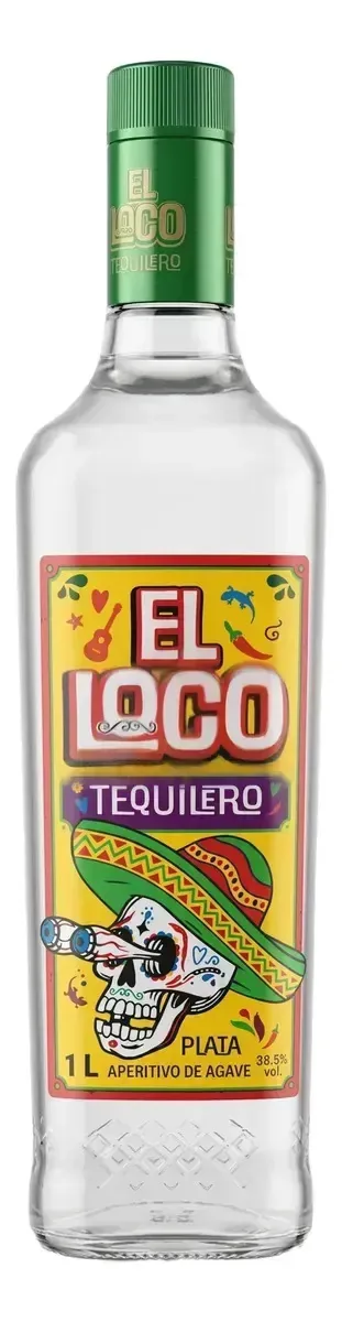 Tequilero El Loco Plata 1l