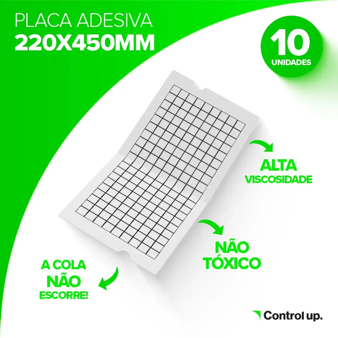 10 Refis Adesivos 220 X 450 Mm Para Armadilhas Luminosas