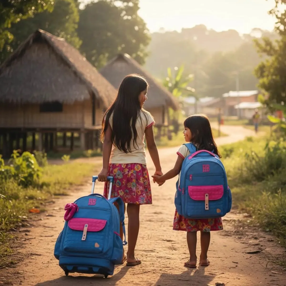 Mochila Rebecca Bonbon Rodinhas Mala Viagem Meninas Passeio Cor Azul Desenho Do Tecido Matelassê