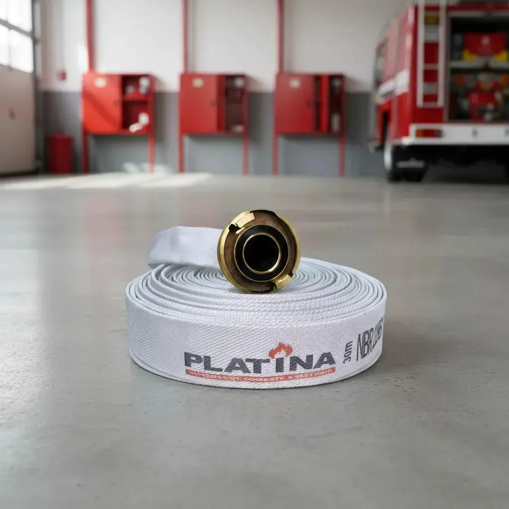 Mangueira De Incêndio 30 Metros Tipo 2 1.1/2 Platina