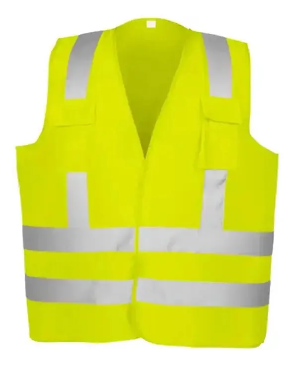 Colete Sinalizador Refletivo G Verde com 2 Bolsos e Velcro