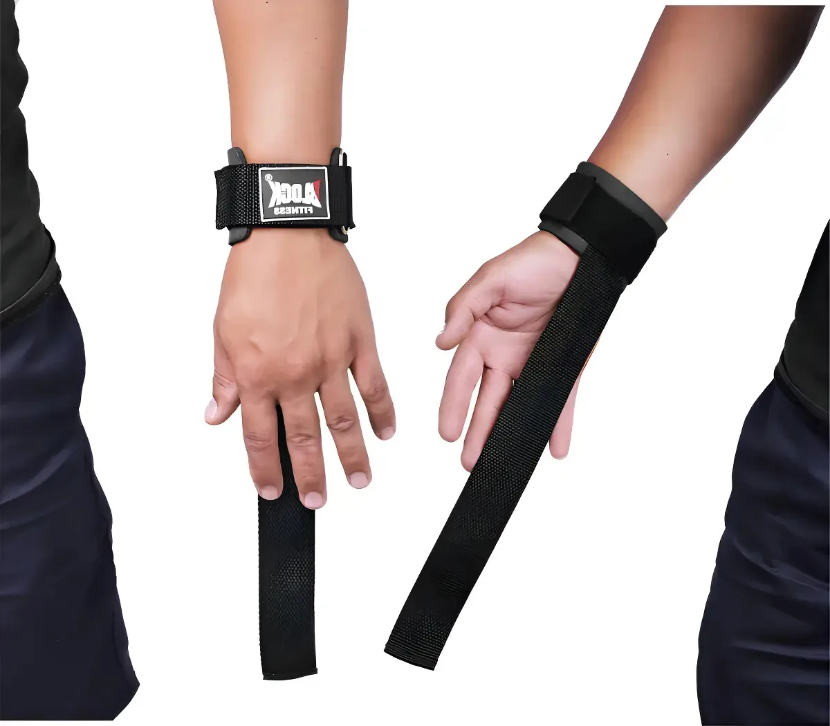 Tala Straps Com Munhequeira Para Academia E Musculação