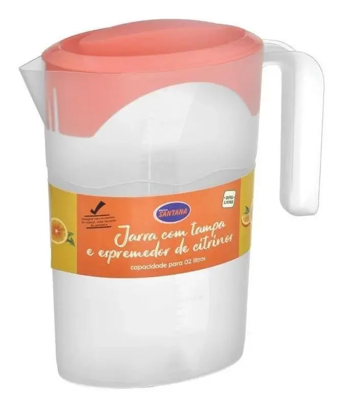 Jarra Plast Santana Com Espremedor 2l