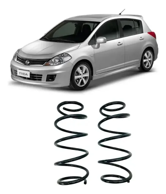 2 Molas Traseiras Gnv Tiida 2008 2009 2010 2011 2012 2013