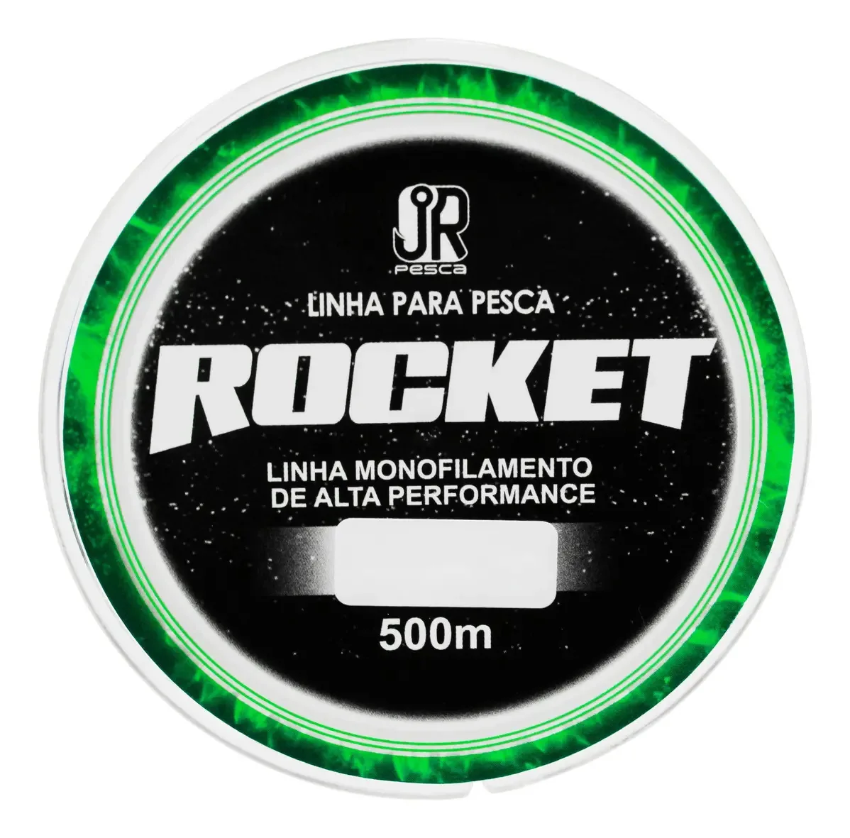 Linha de Pesca Monofilamento JR Pesca Rocket 0.37mm 500m Verde Poliamida