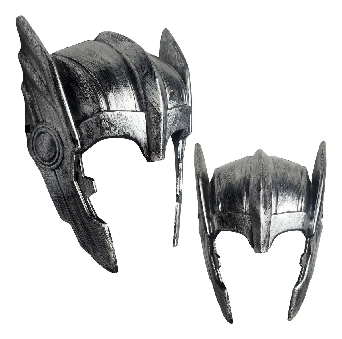 Máscara Fantasia Cosplay Infantil Gladiador Vingadores Thor Cor Prateado