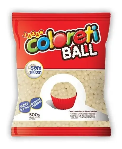 Cereal Coloreti Mini Ball Choc.bco 500g