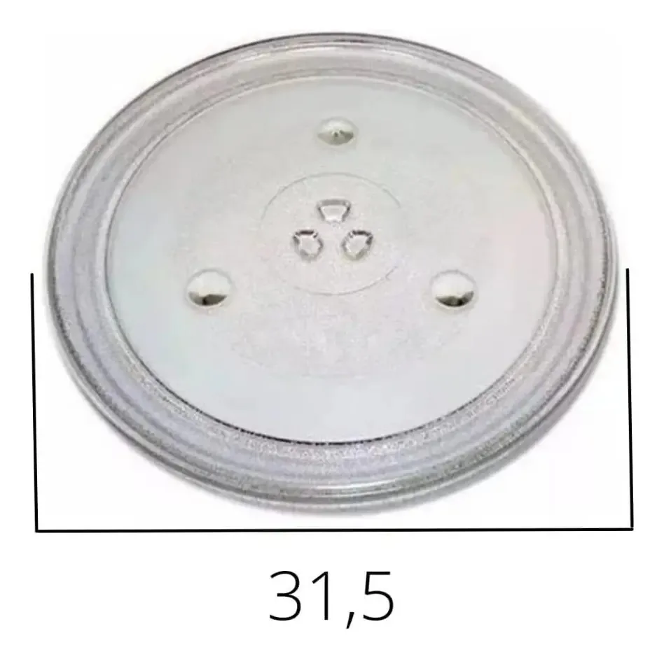 Prato Para Micro-ondas 31,5cm