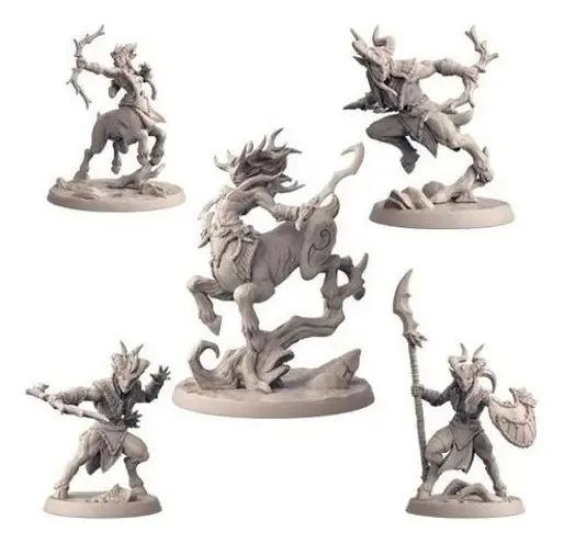 Kit Miniaturas Guardioes Da Floresta Dungeons And Dragons