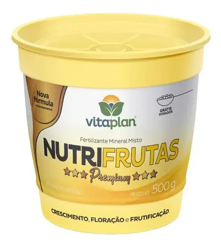Fertilizante Nutriplan Nutrifrutas Pote 500g