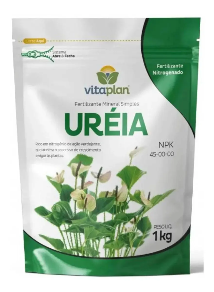 Uréia Fertilizante Mineral Simples (1kg) Vitaplan