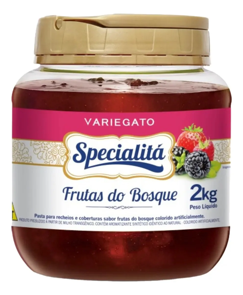 Pad.recheio Frutas Do Bosque 2kg