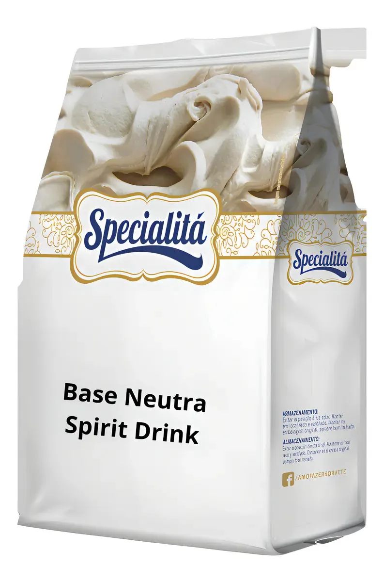 Base Sorvete Specialitá Spirit Drink Duas Rodas 1kg