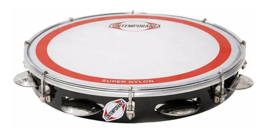 Pandeiro Contemporânea 33ctssnp Pele Super Nylon 11