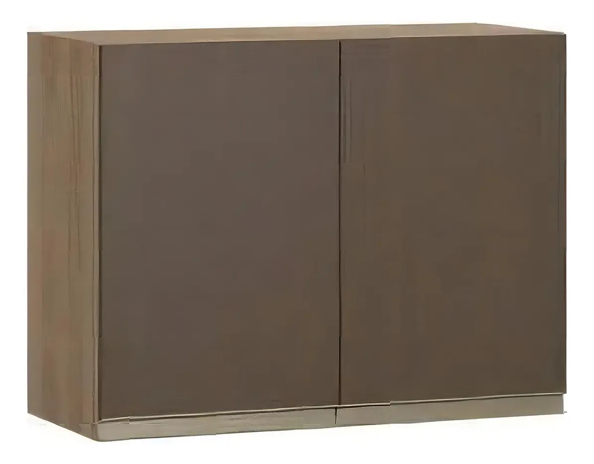 Armário Aéreo 2 Portas Cook Be Mobiliário Marrom I