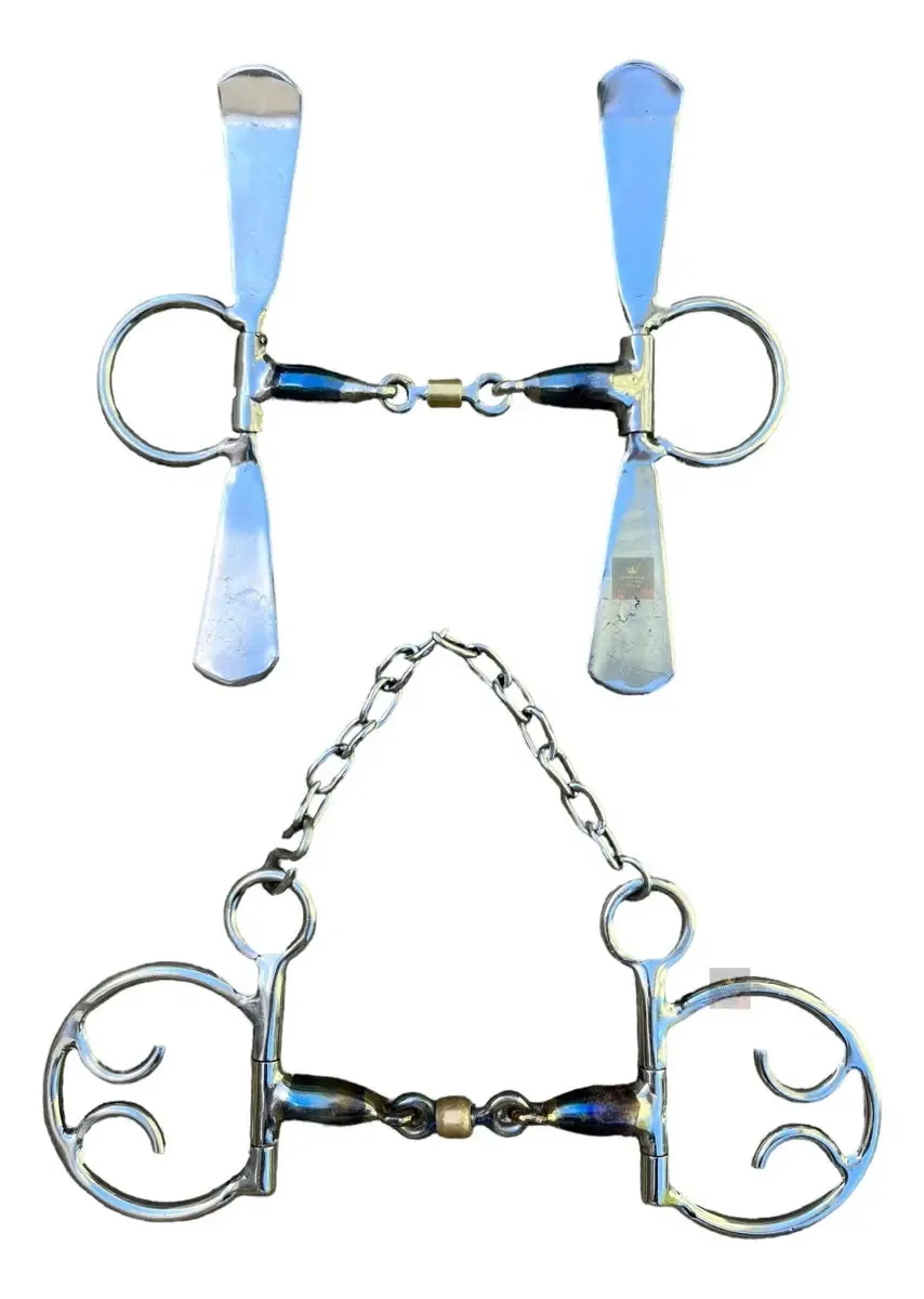 Bridão Espanhol Inox Salivador + Bridão Tala