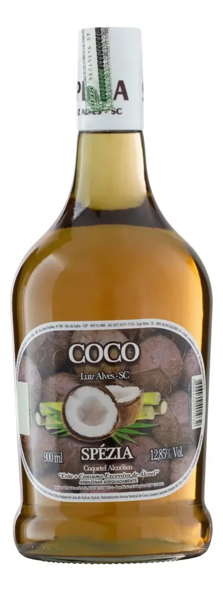 Coquetel Alcoólico Coco Spézia Garrafa 900ml