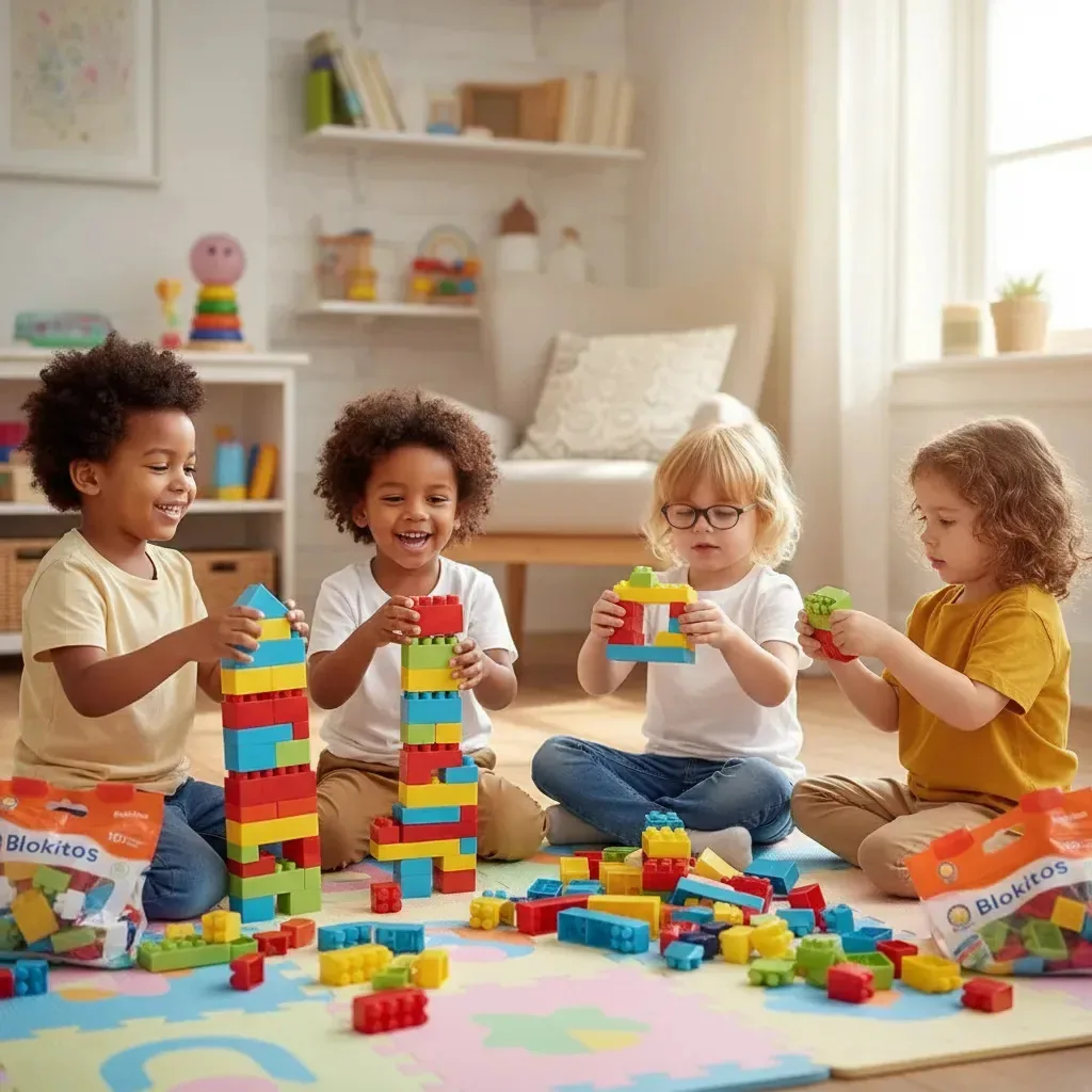 Blocos De Montar Infantil 100 Pçs- Blokitos 100