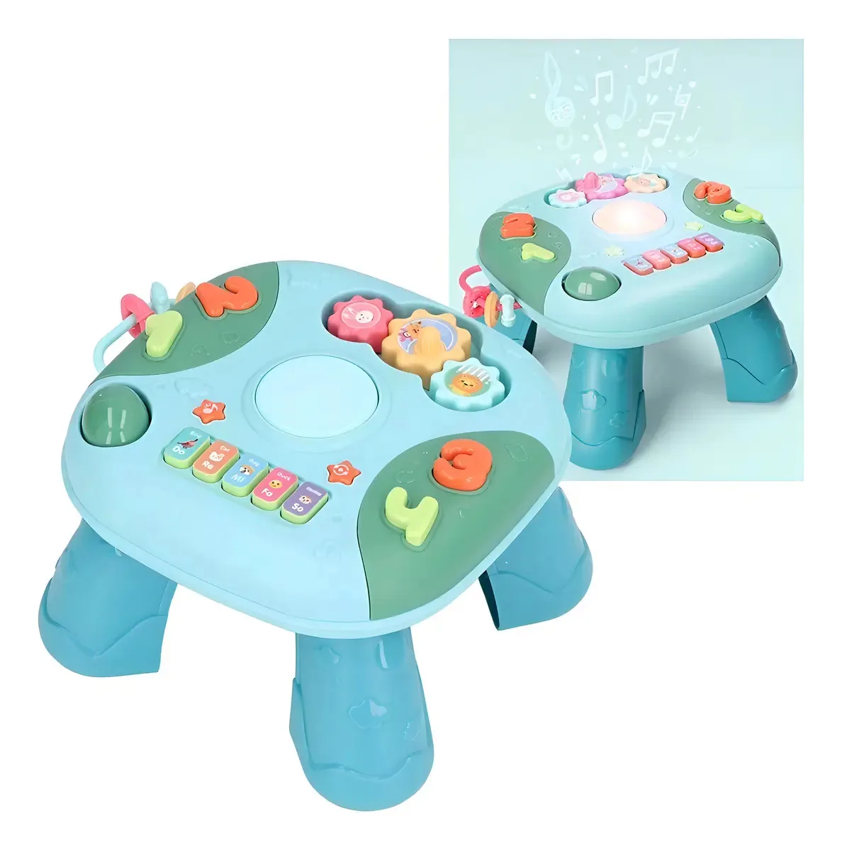 Mesinha Didática Infantil Kitstar Cor Verde