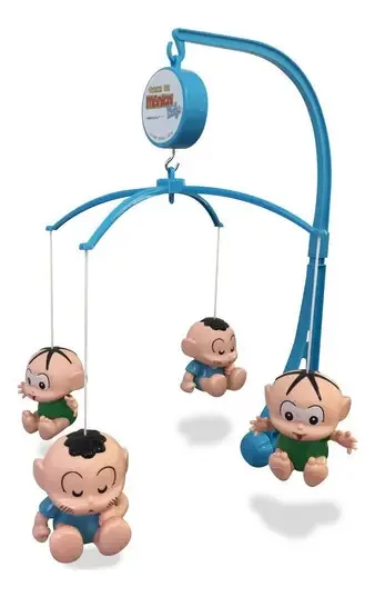 Móbile Giratório Musical De Bebê - Cebolinha E Cascão