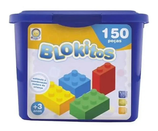 Blocos De Montar Blokitos 150 Peças - Kitstar